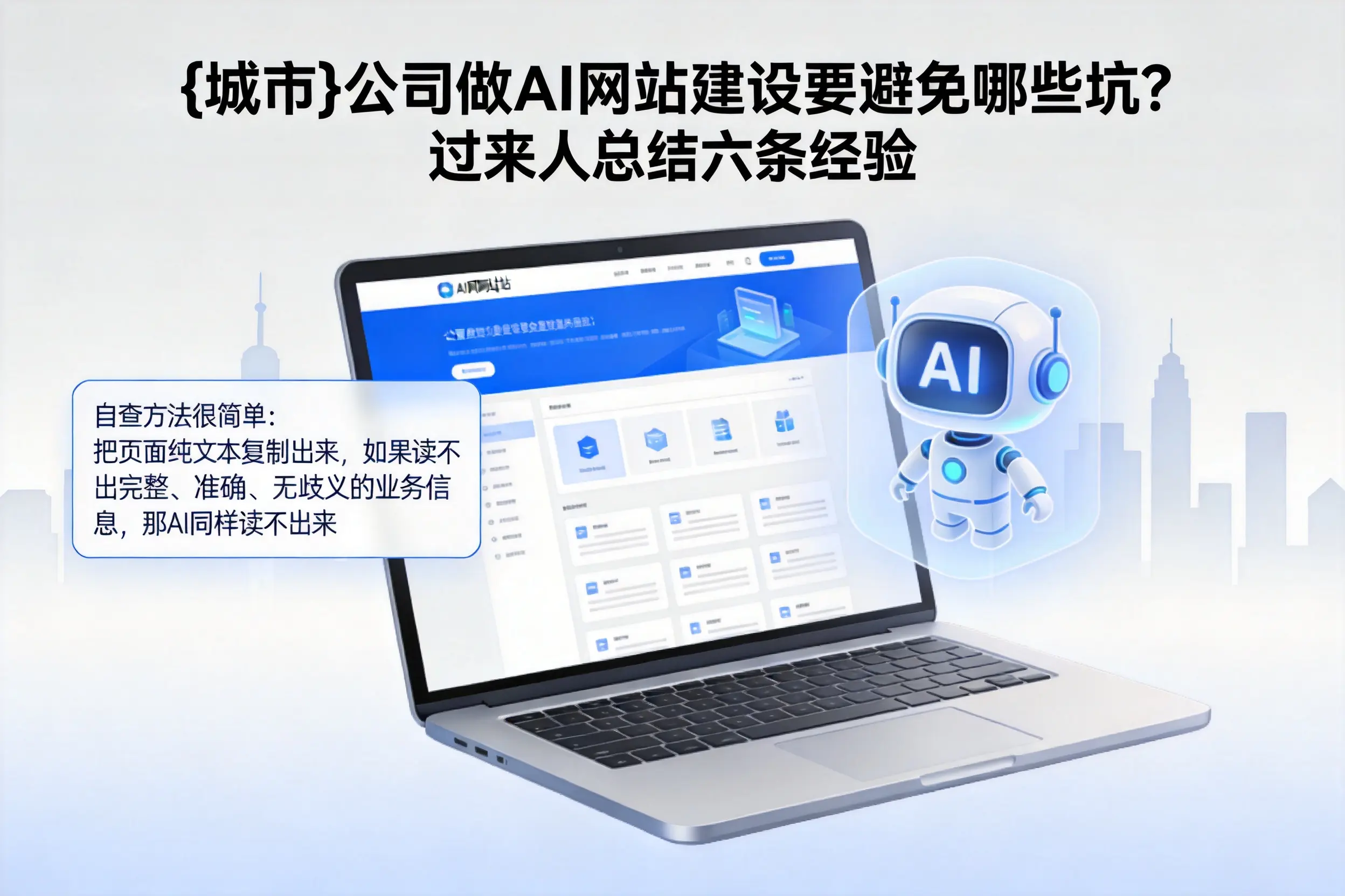 襄阳公司做AI网站建设要避免哪些坑？过来人总结六条经验