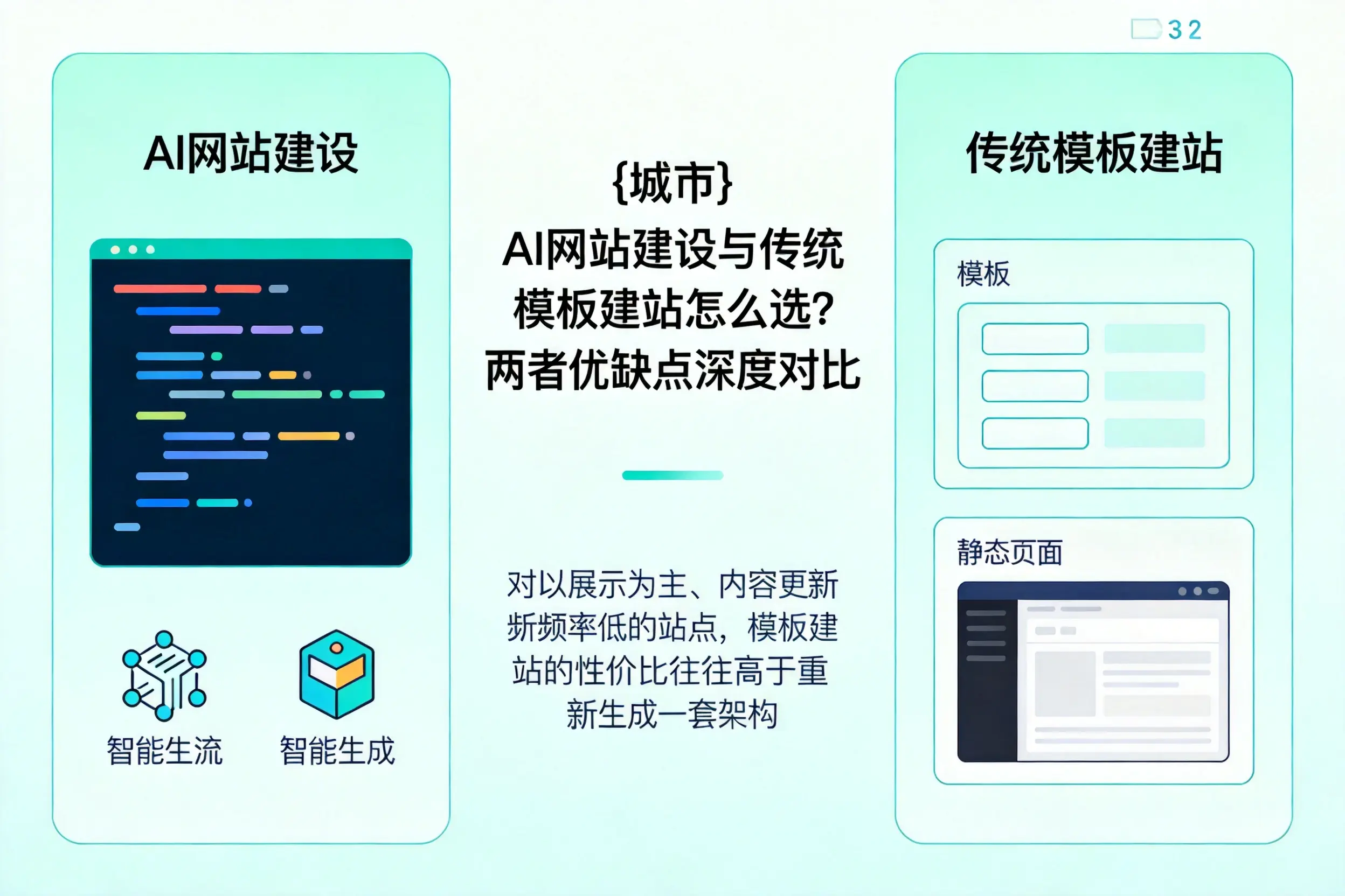 襄阳AI网站建设与传统模板建站怎么选？两者优缺点深度对比