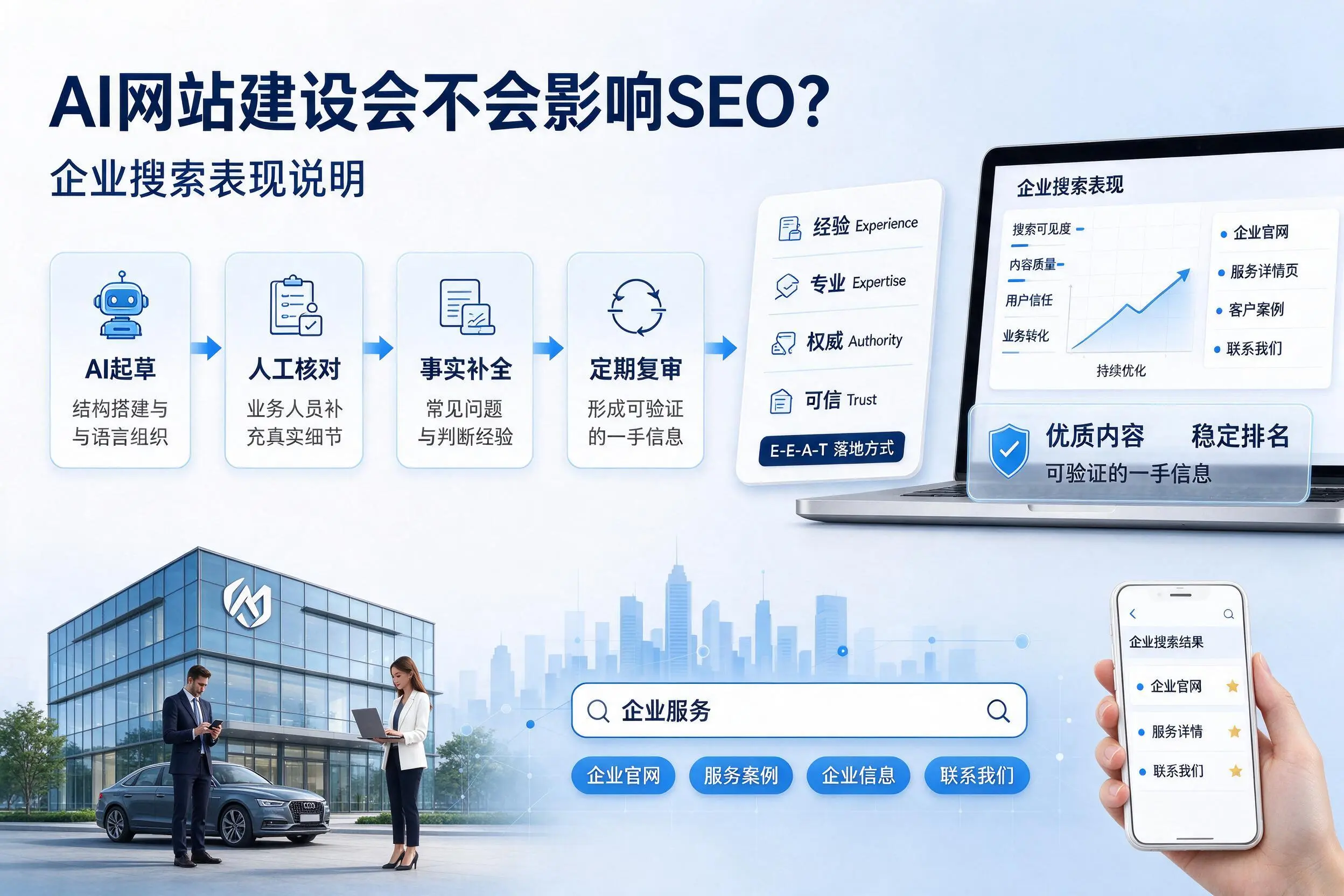 AI网站建设会不会影响SEO?襄阳企业搜索表现说明