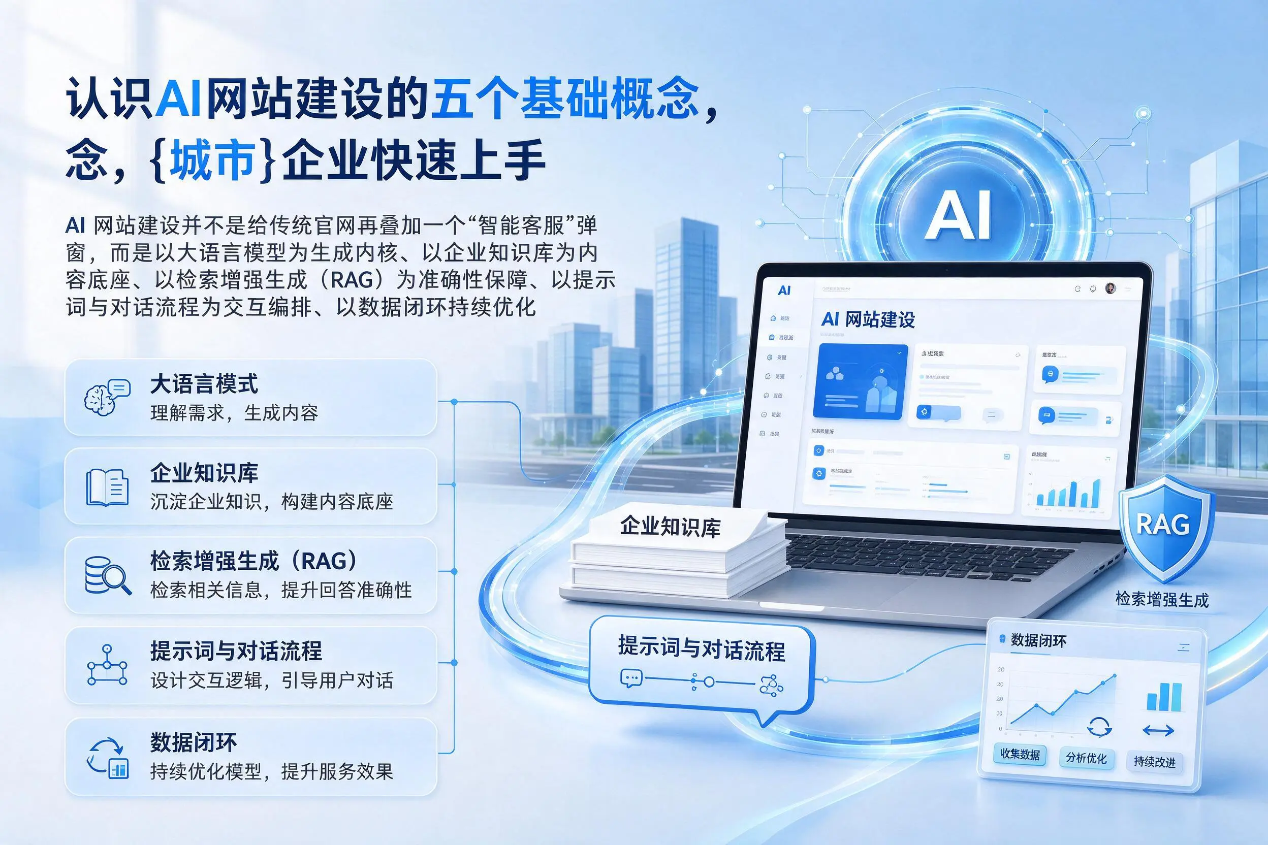 认识AI网站建设的五个基础概念，襄阳企业快速上手