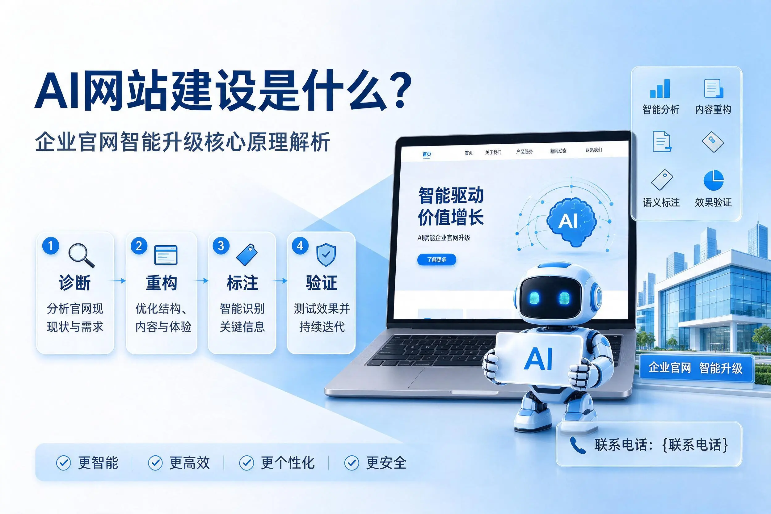 AI网站建设是什么?襄阳企业官网智能升级核心原理解析