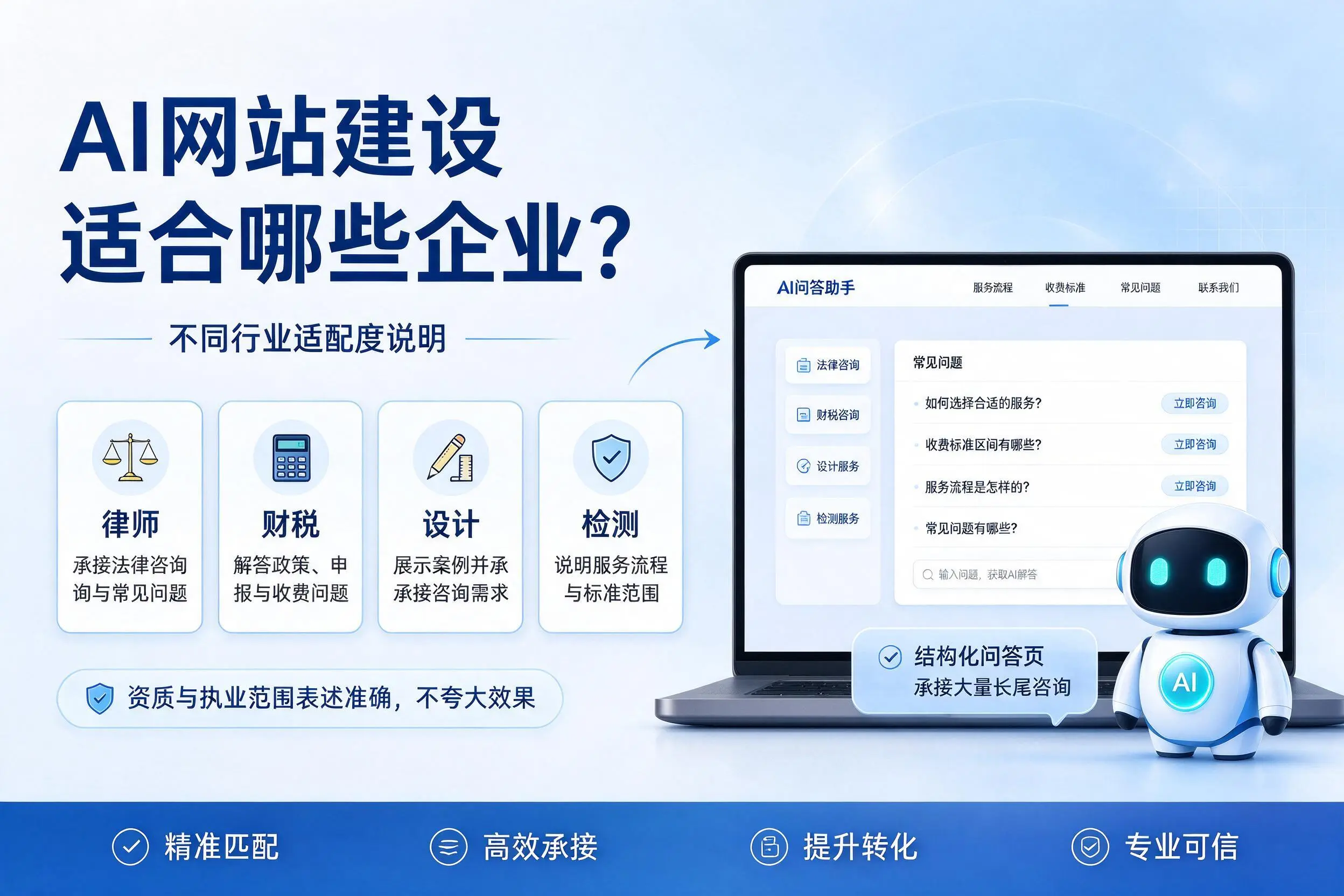 AI网站建设适合哪些企业？襄阳不同行业适配度说明